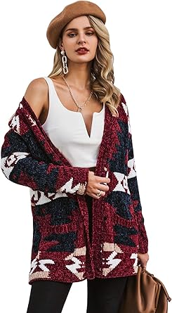 chunky chenille cardigan
