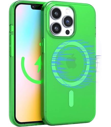 Amazon.com: Felony CASE for iPhone 14 Pro Max - Stylish Neon Green