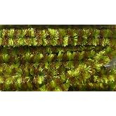 Hareline Fly Tying Variegated Chenille &ndash; Medium Size Multicolor Fly Tying Chenille for Streamers, Worms &amp; Nymphs