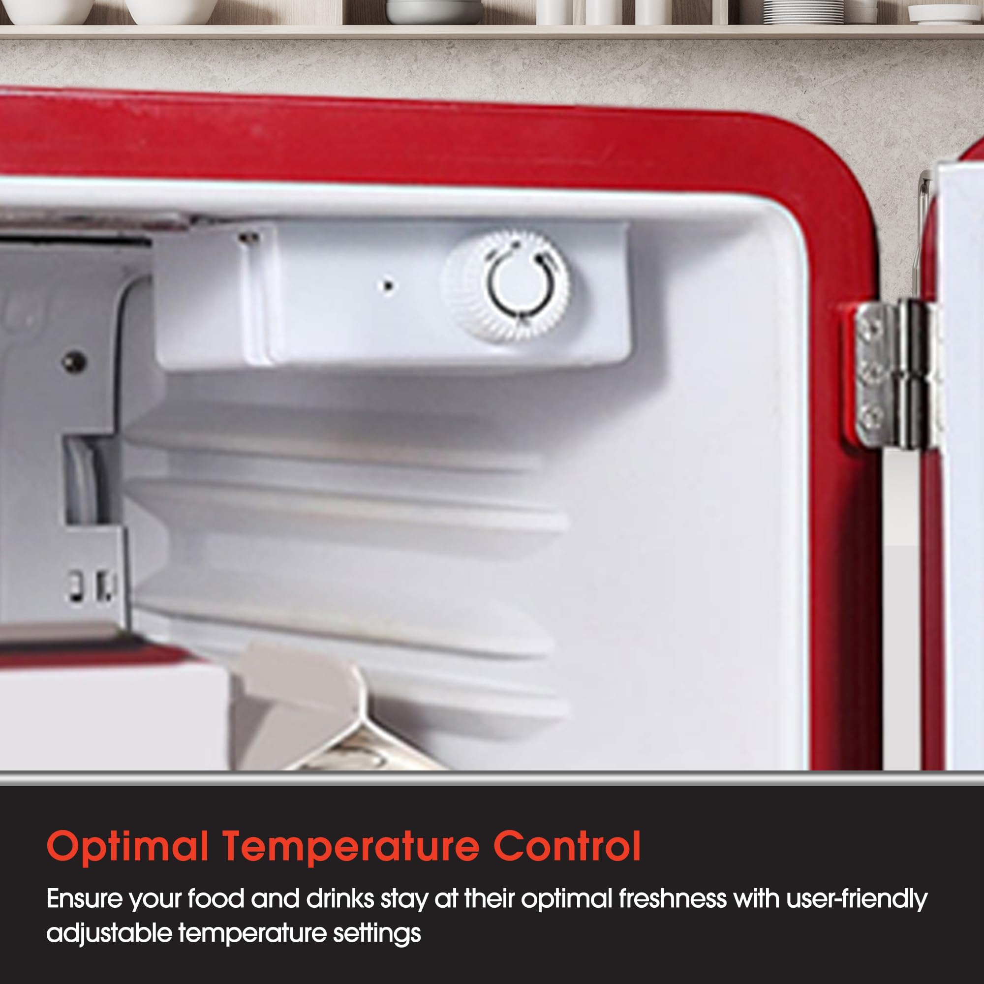 MAGIC CHEF MCR16CHR Compact Refrigerator, Red