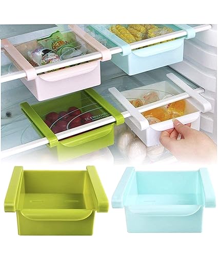 Arkware Slide Organiser Fridge Racks Fridge Plastic Storage