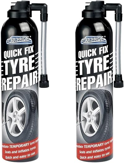 Car Pride Quick Fix Car Emergency Tire Repair Kit 2 Pack
