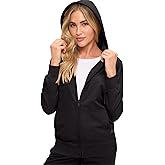 Monarch Uniforms Women's Scrub Jacket Hoodie – Lightweight Zip Up Nursing Jacket, Stretch Medical Uniform Jacket for Women