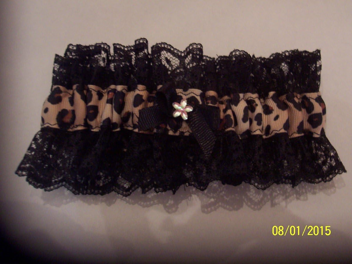 Beautiful Handmade Bridal, Prom, Garter, Leopard & Black Lace