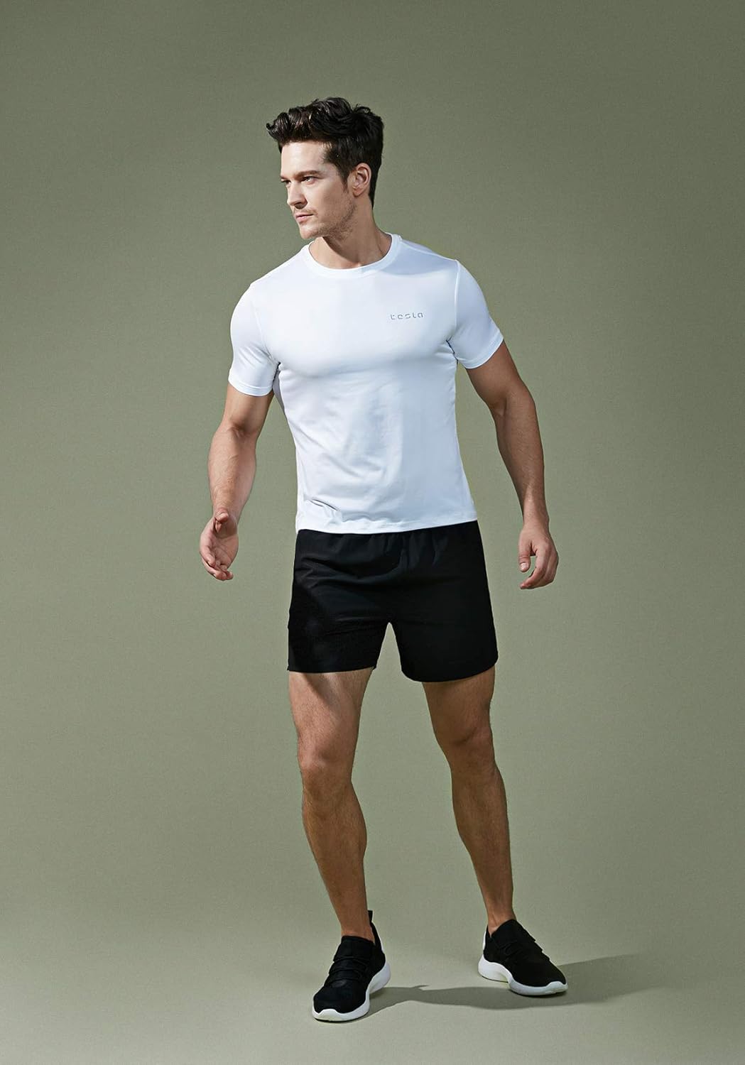 TSLA Men's Active Running Shorts, Training Exercise Workout Shorts, Quick Dry Gym Athletic Shorts with Pockets: Clothing