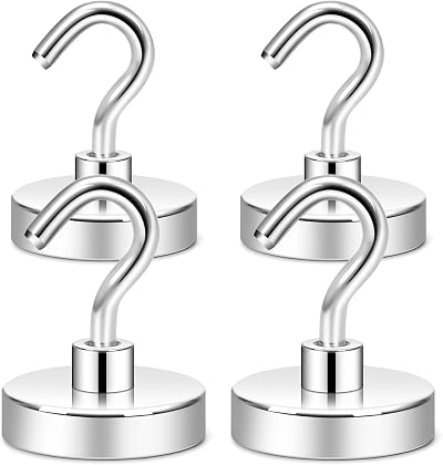 Neosmuk Magnetic Hooks Heavy Duty 100 lb+ | Magnetic Hanger with Hook