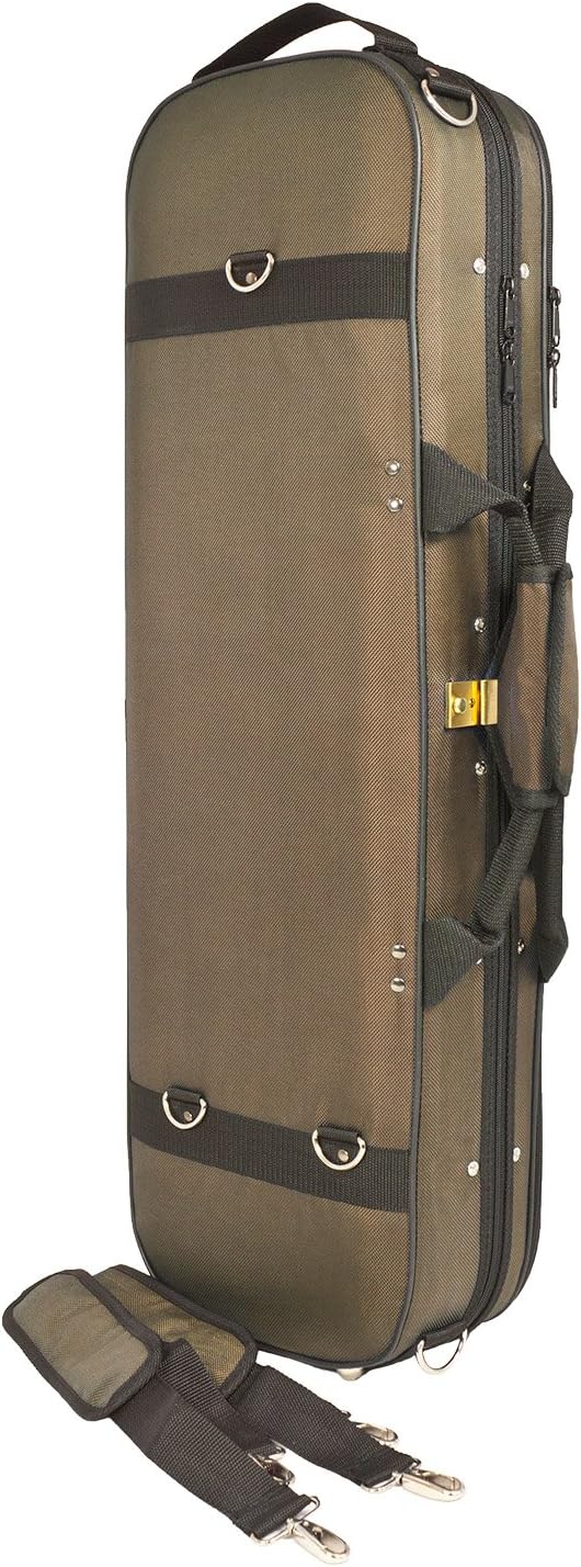 Tomandwill 43VL44-680 Full 4/4 Size Classic Violin Case, Chestnut Brown - Image 3