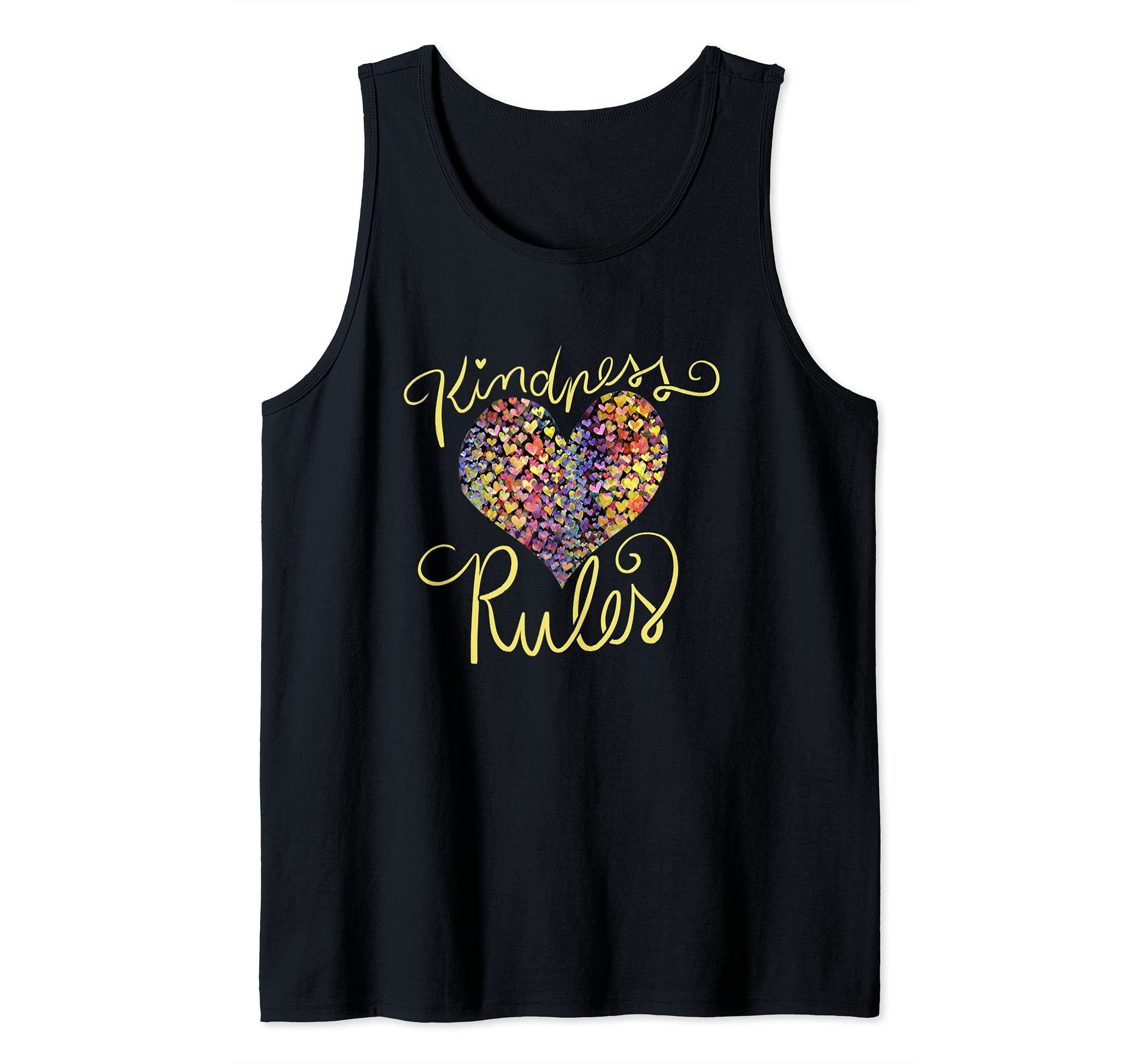 Be Kind Rainbow Heart Tank Top — image 1