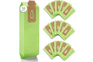 ADAPTICAUS 16-Pack Type CC Upright Vacuum Bags for Oreck XL Vacuum Bags for Xl2 XL7 XL21 for Commercial XL Vacuum CCPK8DW AK1CC6A PK80009DW for Upright Vacuums U2000R1 XL2100RHS for Oreck Type C Vacuum Bags