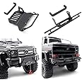 KYX Racing Alloy Front Rear Bumper Set Upgrades Parts Accessories For RC Crawler Car Traxxas 6x6 TRX6 TRX4
