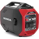 Honda EU3200i 3200 Watt Inverter Generator, Super Quiet 120V Gas Powered Portable Generator for Camping, RV or Home Backup Po