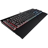 Corsair K55 RGB Gaming Keyboard – IP42 Dust and Water Resistance – 6 Programmable Macro Keys – Dedicated Media Keys - Detacha