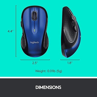 Buy Logitech M510 Wireless Computer Mouse Comfortable Shape With Usb Unifying Receiver With Back Forward Buttons And Side To Side Scrolling Blue Online In Indonesia B006jridhk
