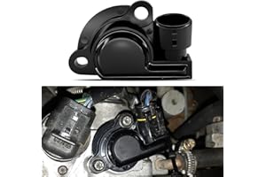 Rebvugr Throttle Position Sensor TPS, Throttle Body Sensor, TPS Accelerator Pedal Fuel Idle Control Valve Sensors, Gas Engine