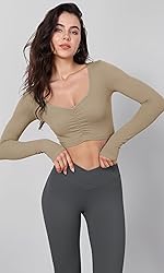ODODOS Women's Buttery Soft 7/8 Cross Waist