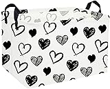 Sanjiaofen Rectangular Kids Baskets,Heart Storage