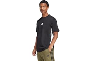 Adidas Mens Essentials Single Jersey 3-Stripes T-Shirt
