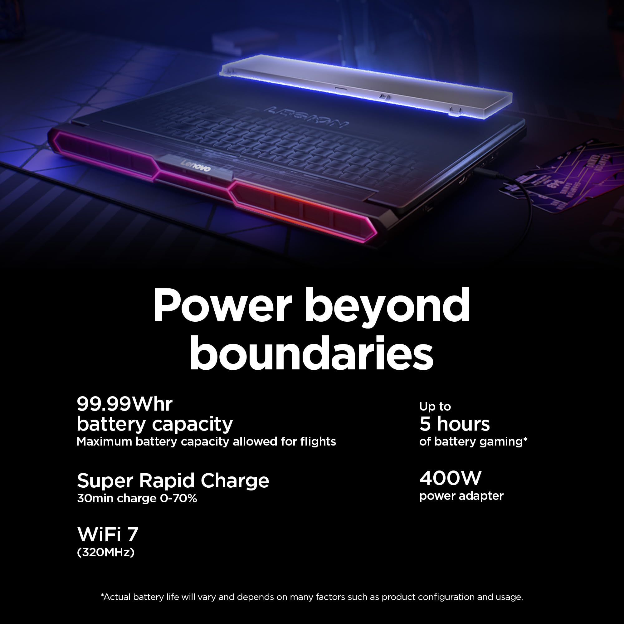 Lenovo Legion Pro 7i – Gaming Laptop - Intel® Core™ Ultra 9 275HX – 16