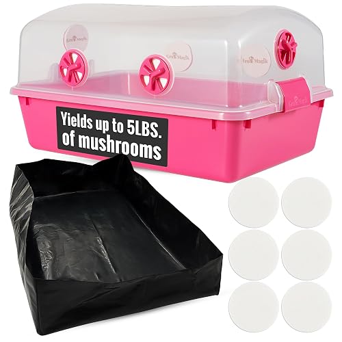Gro Magik Premium Mushroom Monotub Grow Kit [XLarge, 68Q] Portable and ...