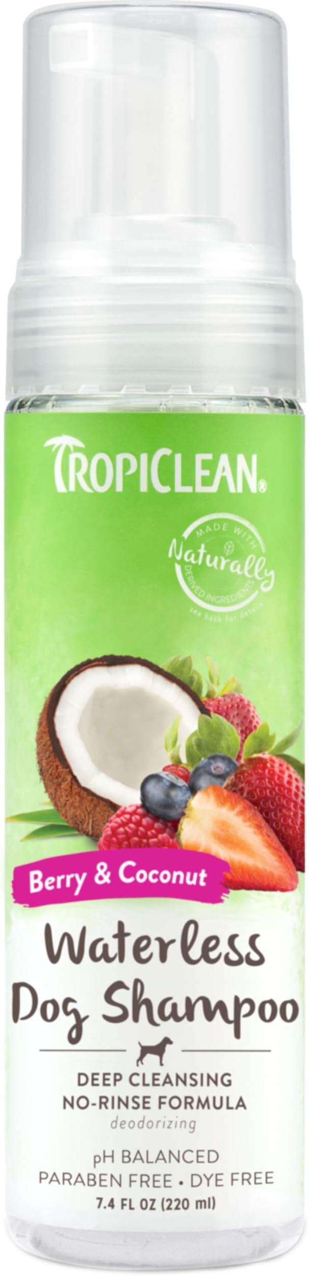 tropiclean waterless shampoo