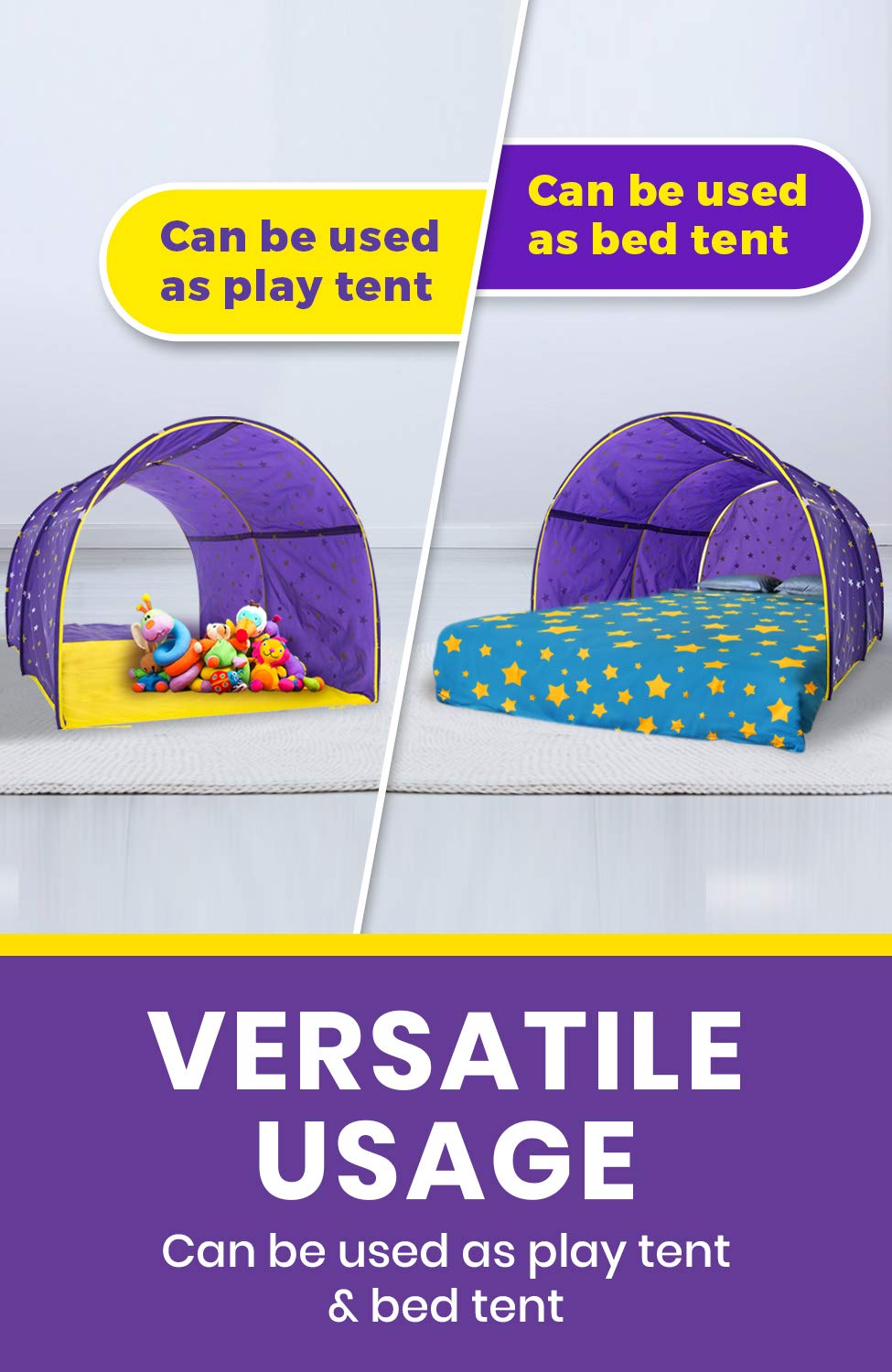 discovery tent and tunnel