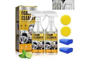 YOUSHEME Multi-purpose Foam Cleaner,All Around Master Foam Cleaner,Car Interior Foam Refinisher Cleaner,Upholstery Cleaner for Car Seats,2024 New Interior Car Cleaner (2pcs)