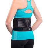 DonJoy Advantage Stabilizing Back Support for Low-Back Pain &amp; Strain - Dual Stretch Panels for Extra Compression for Wellness and Fitness Users, Small/Medium