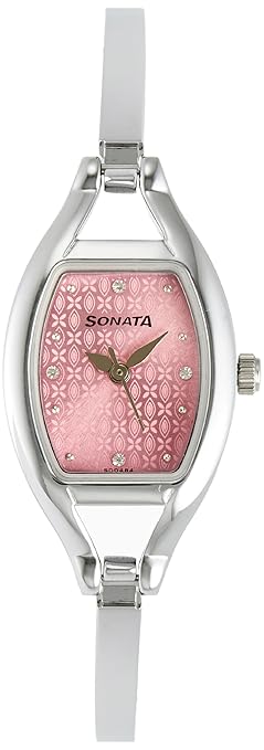 Analog Pink Dial Womens Watch -NK8114SM01