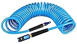 EADUTY Heavy Duty Polyurethane Recoil Air Hose 1/4