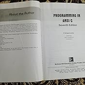 Buy Programming in ANSI C Book Online at Low Prices in India ...