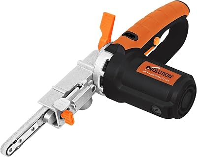 Evolution Power Tools File Sander Electric Belt Sander 300-1700rpm Mixed Grit
