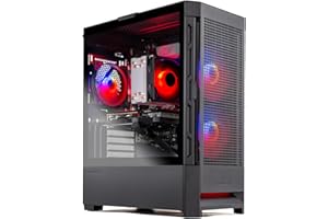 Skytech Gaming Blaze4 Mini Gaming PC, AMD Ryzen 7 7700X 4.5GHz, NVIDIA RTX 5060, 1TB Gen4 NVMe SSD, 32GB DDR5 RAM 5600, 650W Gold PSU, Wi-Fi, Win 11, Desktop