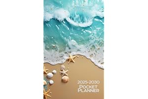 pocket planner 2025-2030: Small Size 6-Year from January 2025 to December 2030