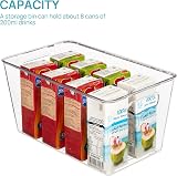 Vtopmart Clear Plastic Storage Boxes 4 Pack with Handles BPA Free view 7