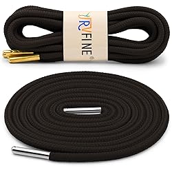 YJRVFINE Athletic Round Shoe Laces: 2 Pairs 47 Inch