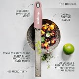 Microplane Zester Grater Dusty Rose Stainless Blade Made in USA view 4