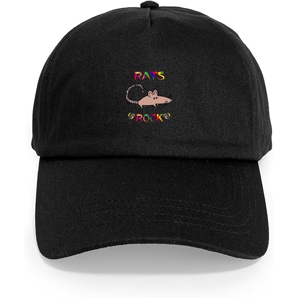 The Goozler Rat Fucker - Retro Style Trucker Hat, Black, OSFA at