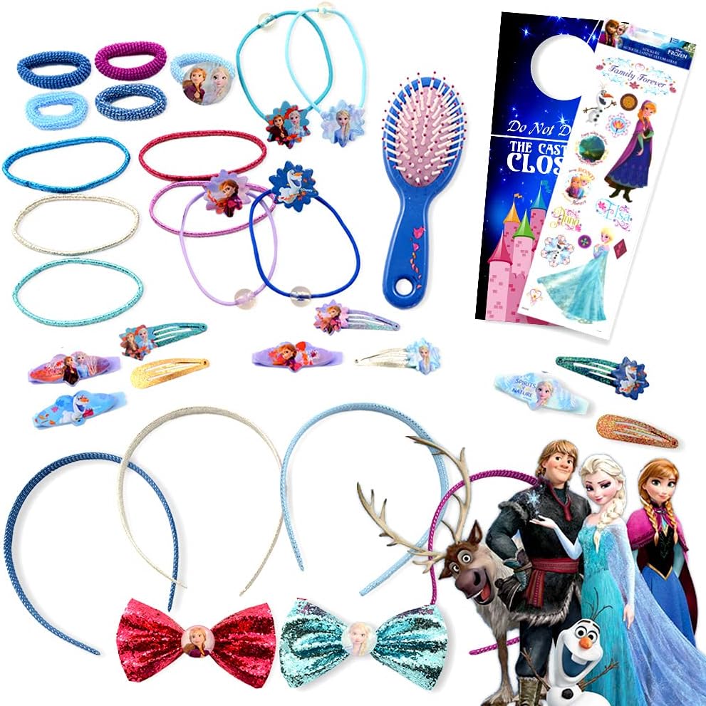 Disney Frozen 50 Pc Hair Accessories Bundle Frozen Hair Kit with