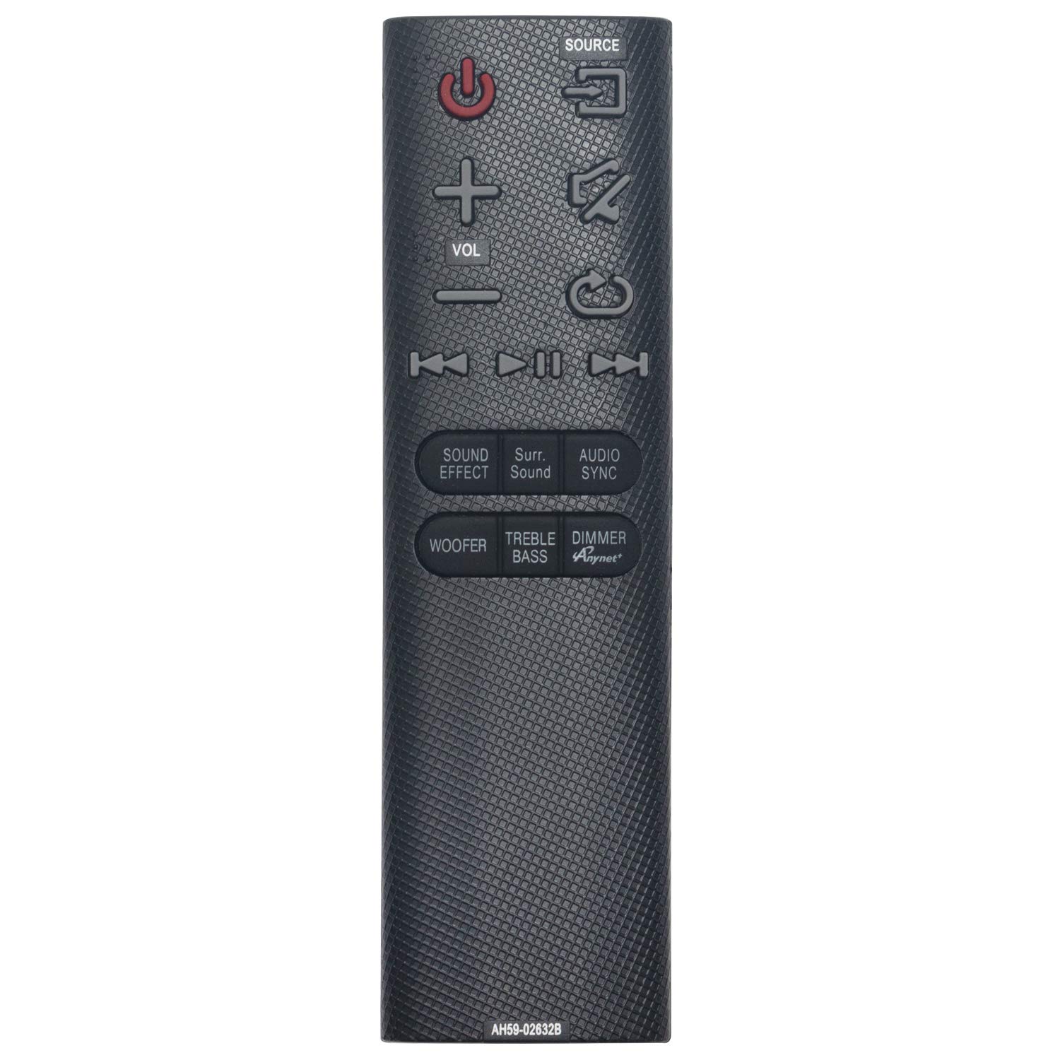 AH59-02632B Replace Remote Control - VINABTY AH59 02632B Soundbar Remote Control Replacement for Samsung Sound Bar HWH450 HWHM45 HWHM45C HW-H450/ZA HWH450/ZA AH5902632B Remote Control