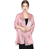 JENSVOIR Shawl Wraps for Women - Shimmering Chiffon Scarves, Versatile Hijab Headscarf, Neck Scarf, Shawl for Evening Dresses