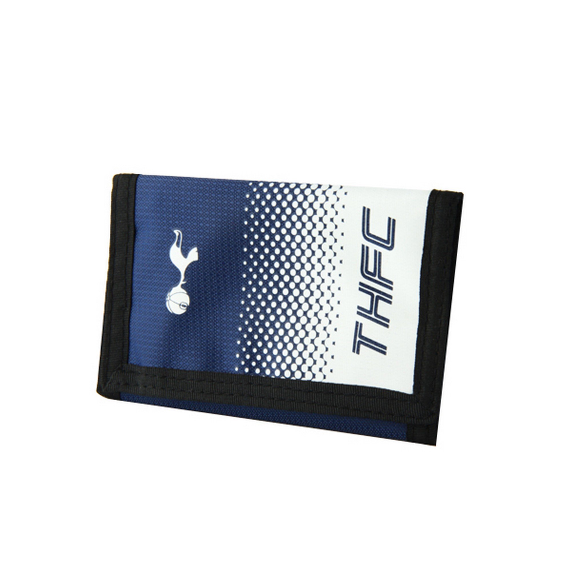 Tottenham Hotspur FC Official Fade Touch Fastening Football Crest Wallet (One Size) (Navy/White)