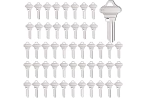 WAH LIN PARTS SC1 Key Blanks Pack of 50 Uncut Blank Keys for Home and Professional Use, Copper Structures Blank Keys Compatible with 5-Pin Locks