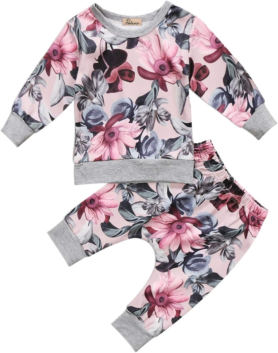 floral baby grow