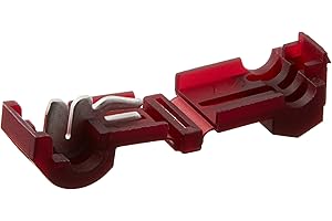 Install Bay RTT Red Insultion Displacement T-Tap Connector 22-18 Gauge - 100 Pack
