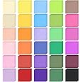 Jyongmer 9000 Sheets 1 Inch Tissue Paper Squares, 30 Assorted Colored Tissue Paper for Crafts Colorful Tissue Paper Bulk Art Rainbow Tissue Paper for Arts Craft Paper Projects, Scrunch Art