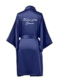 AW Satin Mother of The Groom Robe Short Bridal