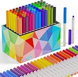 Artworx 72 Felt Tip Pens Children Kids Colouring Washable Art Markers Storage view 4