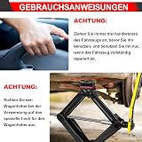 Royalswill 2Ton Scissor Jack with Ratchet Heavy Duty Steel 110-390mm view 8