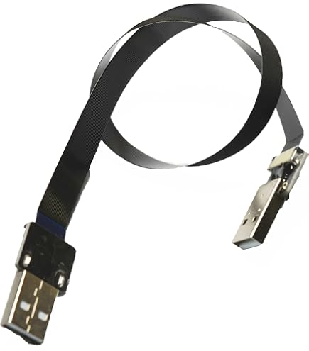 Flat Slim Thin Ribbon FPC USB Cable Standard USB A Male Straight To...