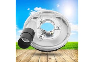 Dust Shroud, 80-125mm Clear Vacuum Dust Shroud for Angle Grinders Hand Grinder